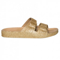 MULES CACATOES PAILLETTES GOLD