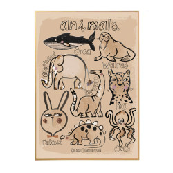 AFFICHE ANIMAL COLLECTION -...